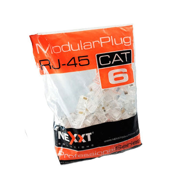 Nexxt Cat6 RJ45 50u Connectors 100 Pack